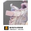Kids Chunky Sneakers Boys Girls Lightweight Breathable PU Upper Rubber Sole Velcro