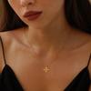 Stainless Steel Jewelry Wiccan Witch Knot Pendant Necklace Women Amulet Witchcraft Jewelry Geometric Necklace Birthday Gift