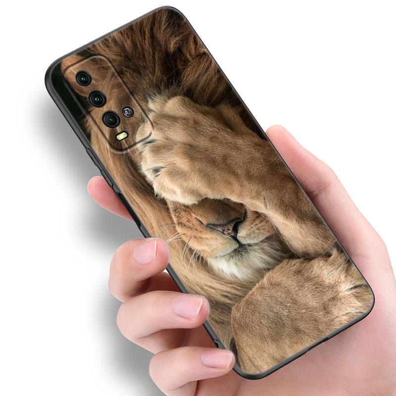 Чехол для телефона Lion Alpha Male Cub для Xiaomi Redmi Note 5 6 9T K20 K40 K50 Pro 7A 8A 9A 9C 9i 10A 10C A1 S2, мягкий черный чехол из ТПУ