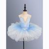 Toddler Sequined White Ballet Tutu Dress Girls Jazz Dance Costumes Children Ballerinas Tutu Outfits Kids Ballroom Dance Clothes