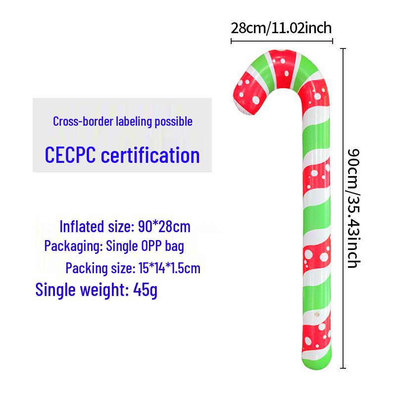 Надувной уличный рождественский шар-фонарь для украшения двора