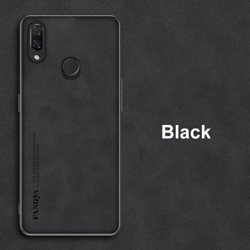 Чехол для Redmi Note 7 Роскошный чехол для телефона из ПУ кожи для Xiaomi Redmi Note 7 Pro Note7 Задняя крышка Матовый силикон Полная защита