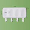 2 Sets Silicone Popsicle Molds Creative Ice Cream Mold 4 Cavities