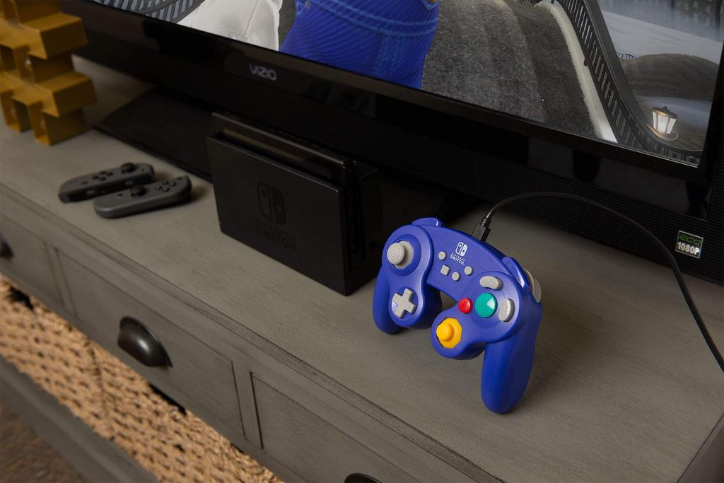 PowerA Контроллер в стиле GameCube Super Smash Bros. фиолетовый. [Совместимость с Switch] [Элемент]