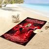 Name Custom Ronaldo Print Beach Towel, Large Soft Quick Dry Towel for Beach Camping Swimming
