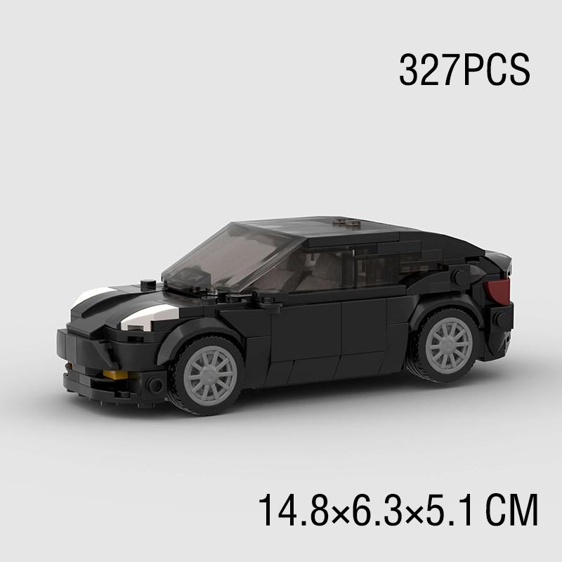 MOC Классический скоростной старый автомобиль Город Супер Гонщик Модель Строительные блоки Технические Спортивные Гоночные Транспортные средства Кирпичики Рождественский подарок Детская игрушка