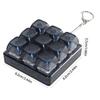 Shaft Tester Keyboard Caps Toy Square Mechanical Keyboard Keyring Keyboard Keychain  Kids Teens