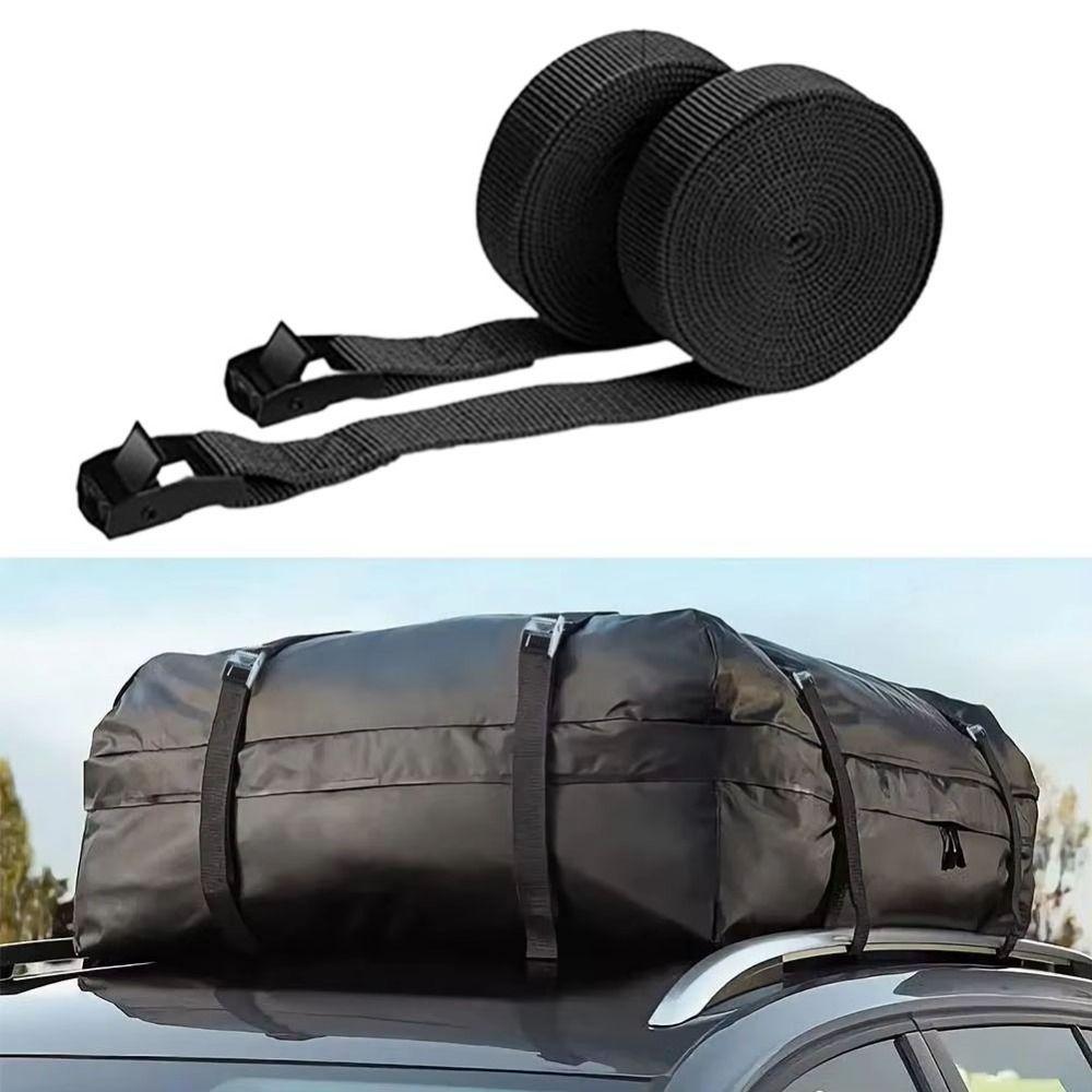 2pcs Multi-purpose Adjustable Secure Tie-Down Luggage Bag Fixed Strap Safe Luggage Transport