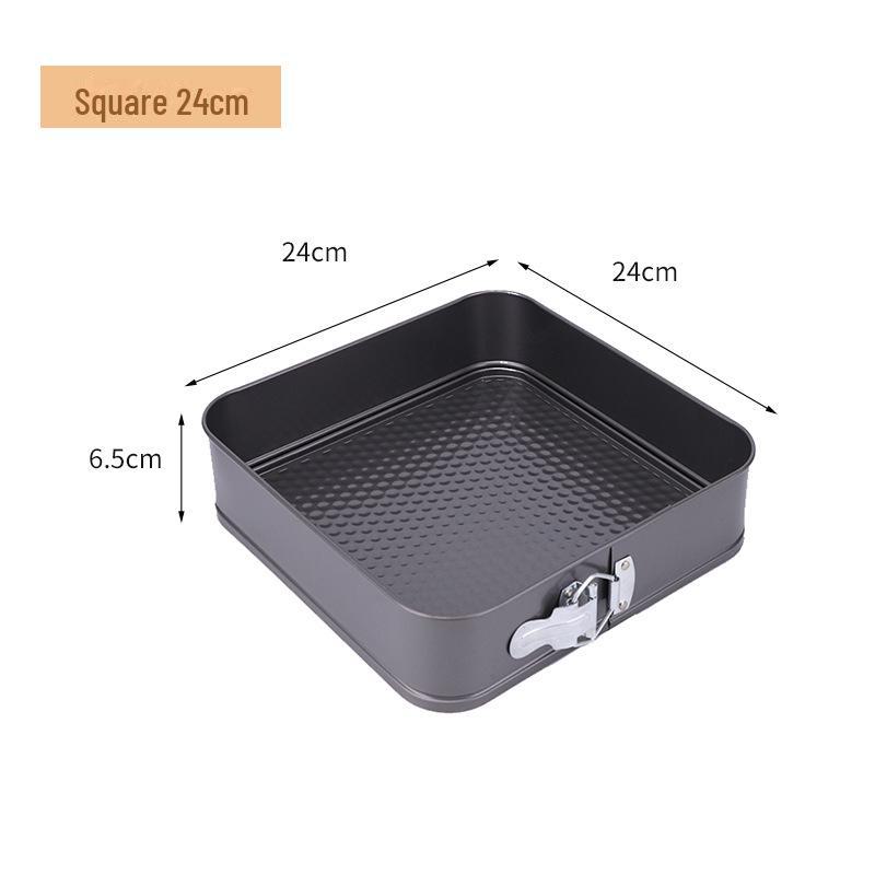 Форма для торта «Трансграничный»: Круглая/квадратная, антипригарная, устойчивая к высоким температурам, легкоочищаемая, съемное дно, надежная застежка