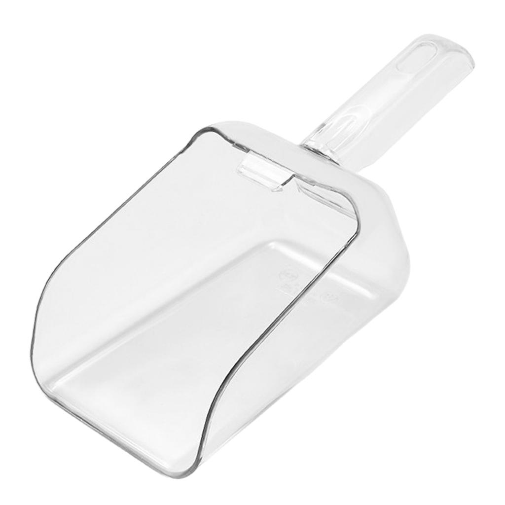 Transparent Pc Ice Scoop,Plastic Ice Shovel/Food Scoop,Thickened Drop-Resistant Ice Extraction Tool,Multi-Purpose Food Tools