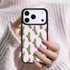 Чехол для телефона Apple iPhone 17 Air 16E 15 14 Plus 13 12 11 Pro Max Mini с акварельными суккулентами и кактусами Funda Cover