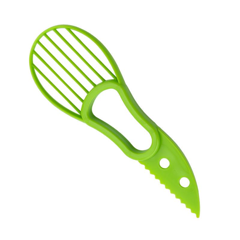 3 в 1 Авокадо Резак Пластиковый Нож Овощечистка Питайя Киви Ягоды Фрукты Авокадо Слайсер Мякоть Сепаратор Кухонные Принадлежности