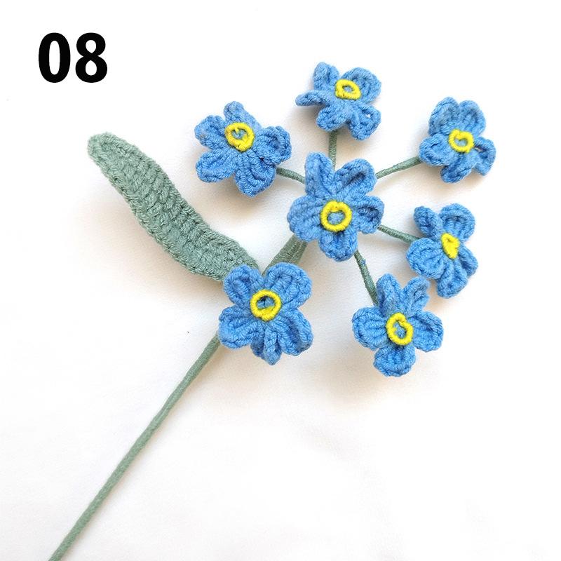 Подарок на День Учителя Подсолнух Вязаный Цветок Вязаный Цветок Ручной Работы Букет Домашний