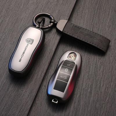 Модный TPU Чехол-Брелок для Умного Ключа Автомобиля Защитная Оболочка для Porsche Cayenne 718 MACAN Panamera 911 Macan Boxster Cayman Аксессуары
