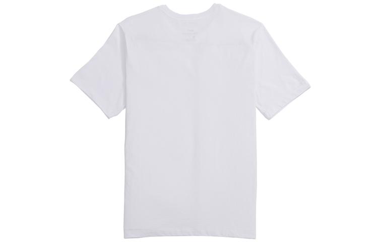 Nike T Shirts Men's White Crew Neck Moderate Straight Fit CT6301-100