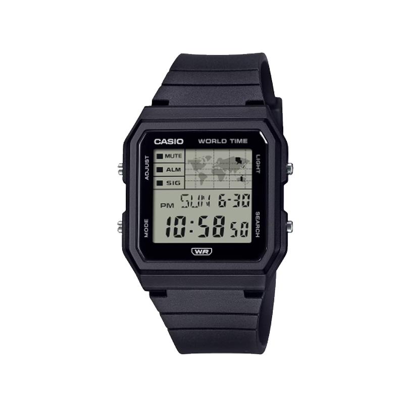 Casio Часы Classic Collection, электронный механизм, ремешок из смолы, унисекс, серый циферблат, LF-30W-1AJF