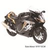 1:12 R3 Мотоцикл Suzuki Hayabusa Сплав Машины Игрушка Литые Модели Резиновые Шины со Светом Музыкой Миниатюрные Транспортные Средства Модель Украшение