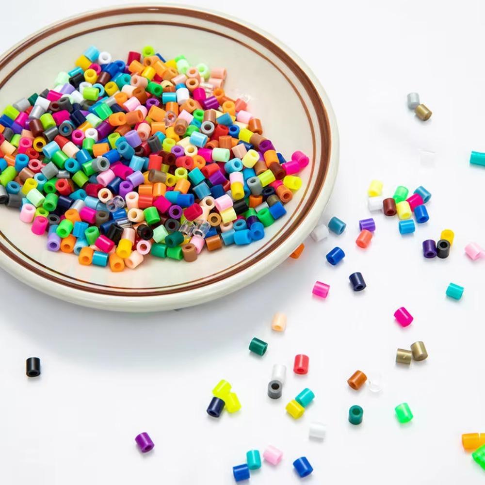 1000pcs Premium Small Bean Mini Perler Hama Beads 2.6mm Fused Beads  Children Learning