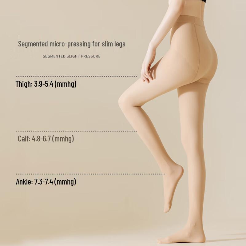 Женские осенне-зимние колготки Tingmei с бархатной подкладкой для голых ног