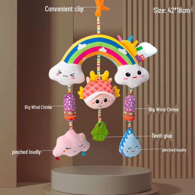 Подвесная погремушка-колокольчик для детской коляски и кроватки