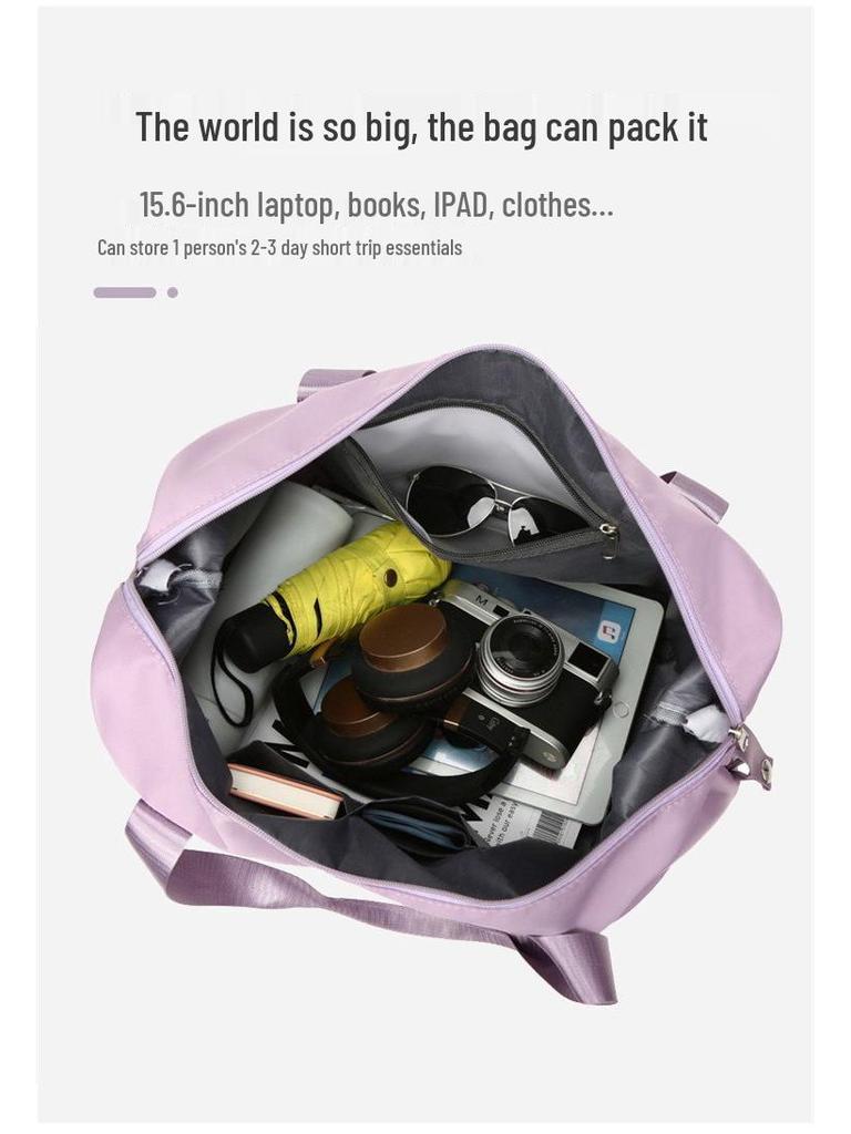 Женская легкая дорожная сумка большой вместимости для поездок на короткие расстояния и спортивных поездок