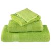 VidaXL Serviettes de toilette Premium SOLUND 10 pièces Vert pomme 30 x 30 cm 600 g/m² 137493