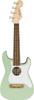 Fender Ukulele Fullerton Walnut White Surf Green с мягким футляром Strat® Uke, накладкой на гриф, защитной планкой,