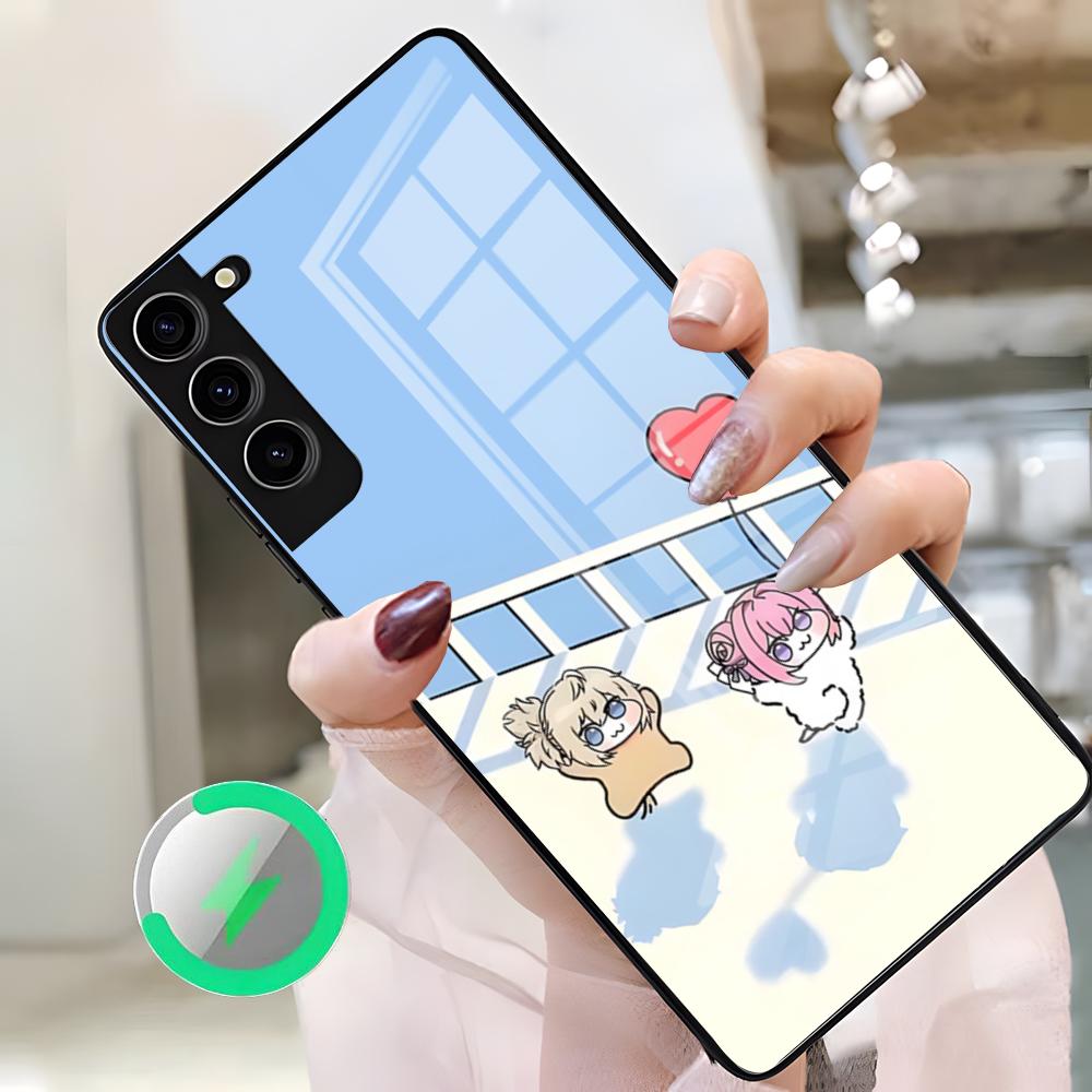 Чехол для телефона Game N-Nikke D-Doro для Samsung S26 Ultra S25 Edge S23 S22 S21 S20 Ultra Plus S24 Fe A25 Магнитная стеклянная крышка