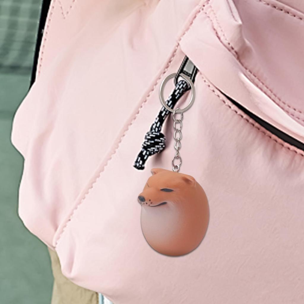 Dog Egg Keychain Pendant, Shiba Inu Egg, Keychain, Shiba Inu Egg, Squishy Egg for