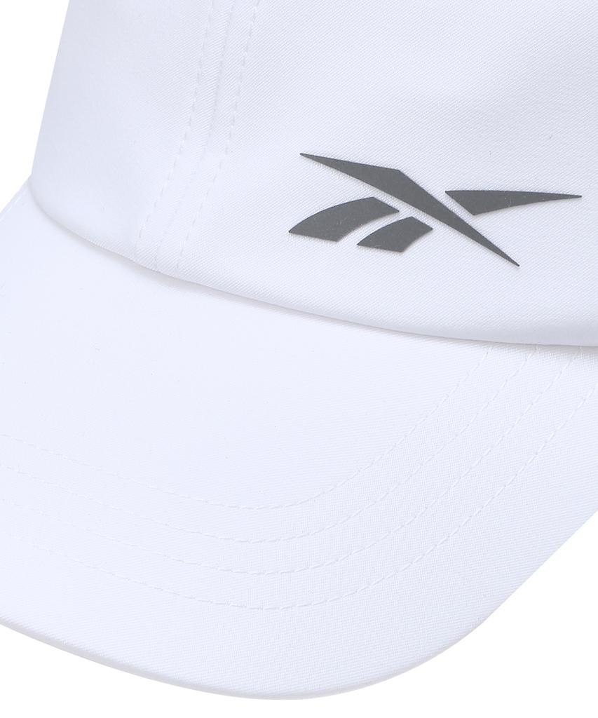 Reebok Векторная бейсболка с растягивающимся козырьком - Белая