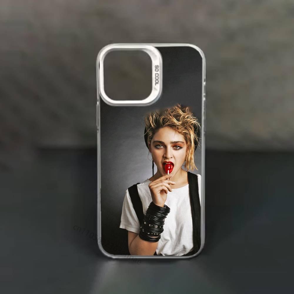 Чехол для телефона M-Madonna-S 80-х для iPhone 15 16 Pro Max Air SE 11 13 Pro 14 Plus 12 11Pro 15Pro Max 16e