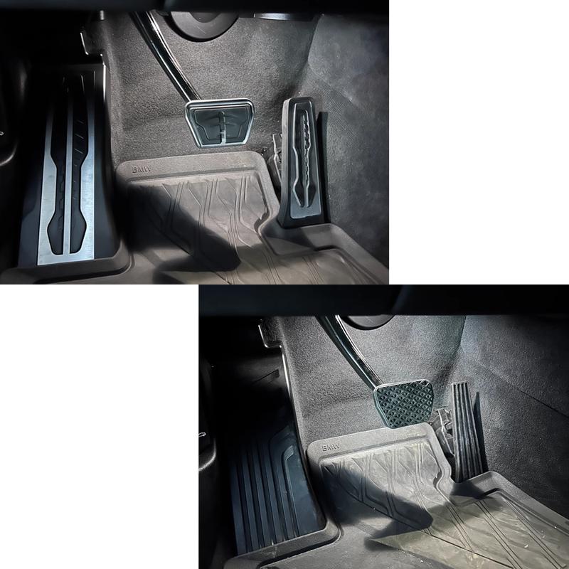 Car Gas Brake Pedal for BMW 1 Series F40 118i F70 118d 2020~2025 2021 Stainless Steel Anti-Slip Footrest Pedals Cover Accessorie