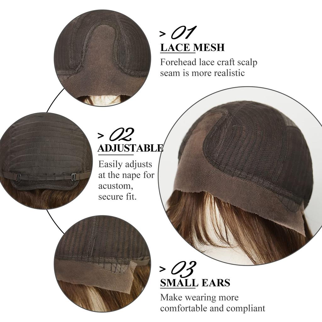 Парик HairCube с ручной завязкой на кружеве спереди, парики из светлых человеческих волос для женщин, натуральный многослойный парик, волнистые разные стили для белых женщин