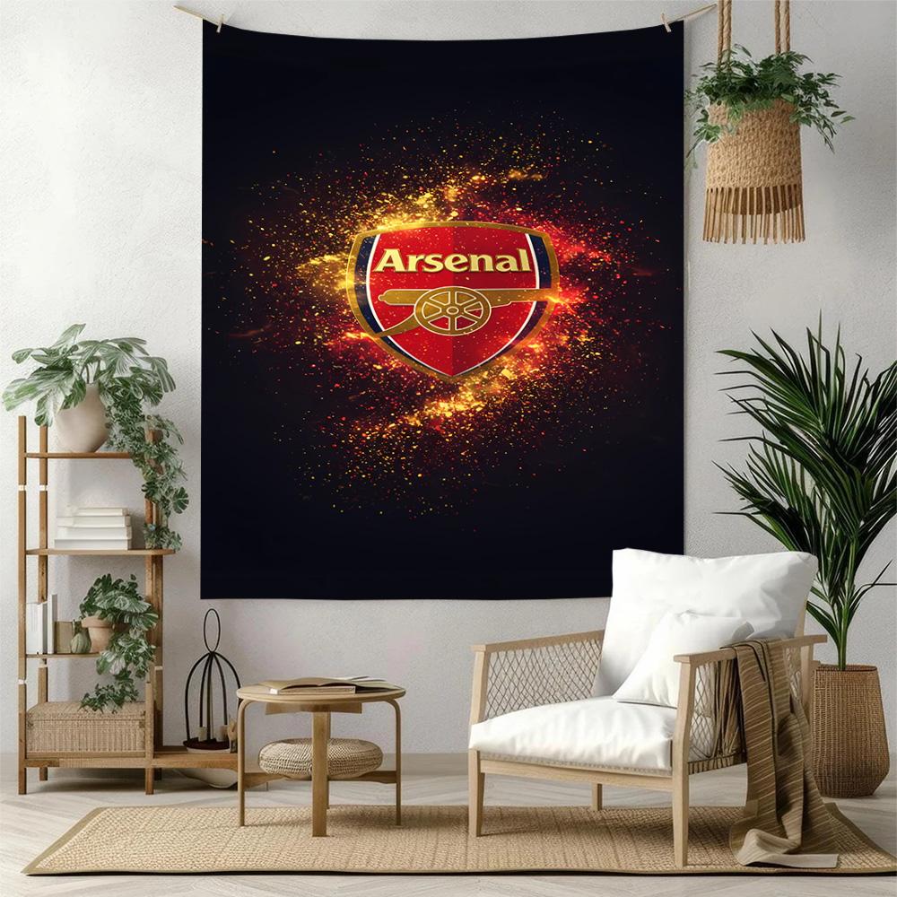 Arsenal Vintage Tapestry Nordic Minimal Made for Bedroom Studio Wall Dorm Wall Four Seasons Hand Painted Style Gift for Friends Family