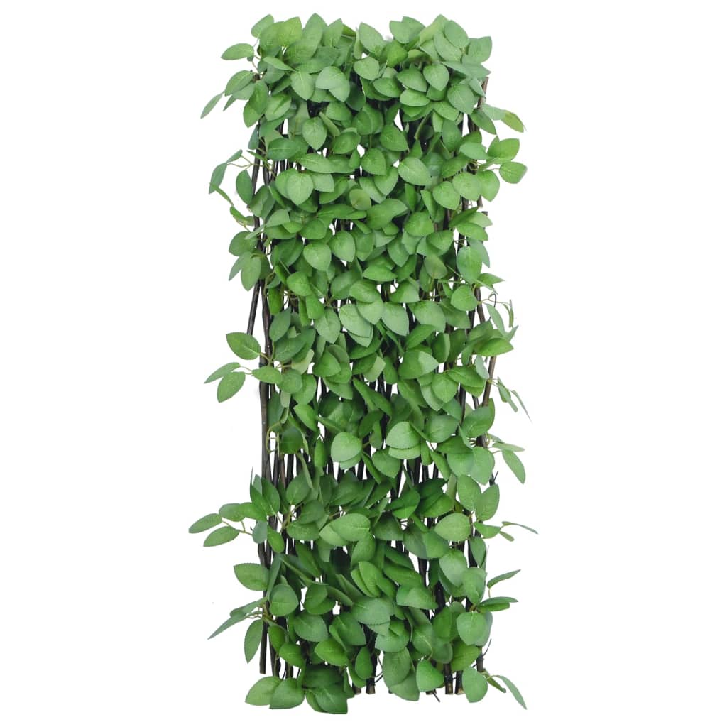 Climbing Grid with Artificial Ivy Expandable Green 180 x 65 cm