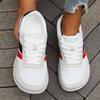 New Wide Toe Women Shoes Casual Soft Sole Wide Last Shoes Walking Sneakers Breathable Mesh Comfortable Lace Up Barefoot Shoes
