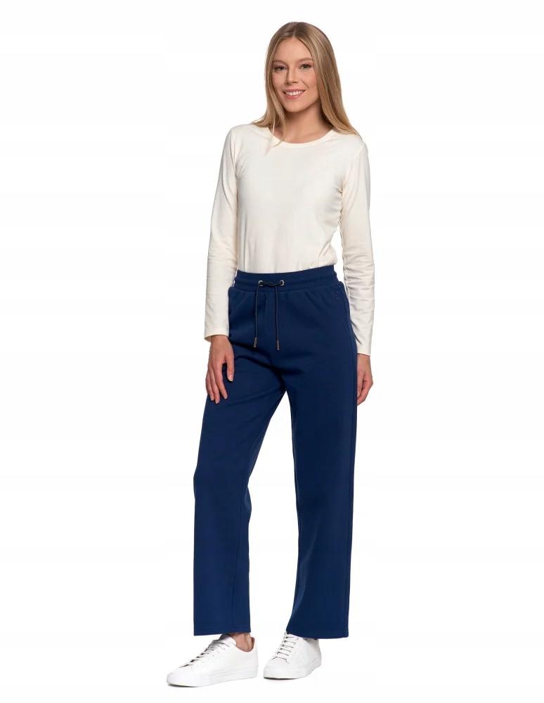 Women's High-Waisted Insulated Sweatpants 100% Cotton MORAJ XXL NAVY