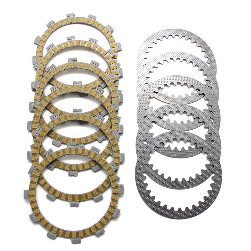Motorcycle Clutch Friction Disc Plate Kit For Suzuki DF200ET DF200EW DF200 DR200 G/H/J RV200 GSF250 R GSXR250 UN Wolf