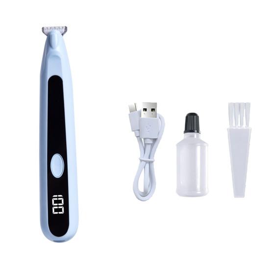 Триммер для лап собаки Низкий уровень шума Широкое лезвие Триммер для лап питомца Беспроводные электрические машинки для стрижки питомцев для лап, ушей, морды, задней части