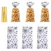 50pcs/pack Spider Printed Halloween Cellophane Treat Bag Party Wrapping Supplies  Halloween Decor