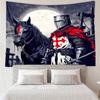 Knights Templar1 Tapestry for Bedroom Aesthetic Classroom Tapestries Wall Hanging for Living Room Dorm Office,Ideal Creative Gift