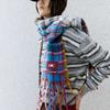 OIOI COLLECTION Bold Check Muffler [MULTI]