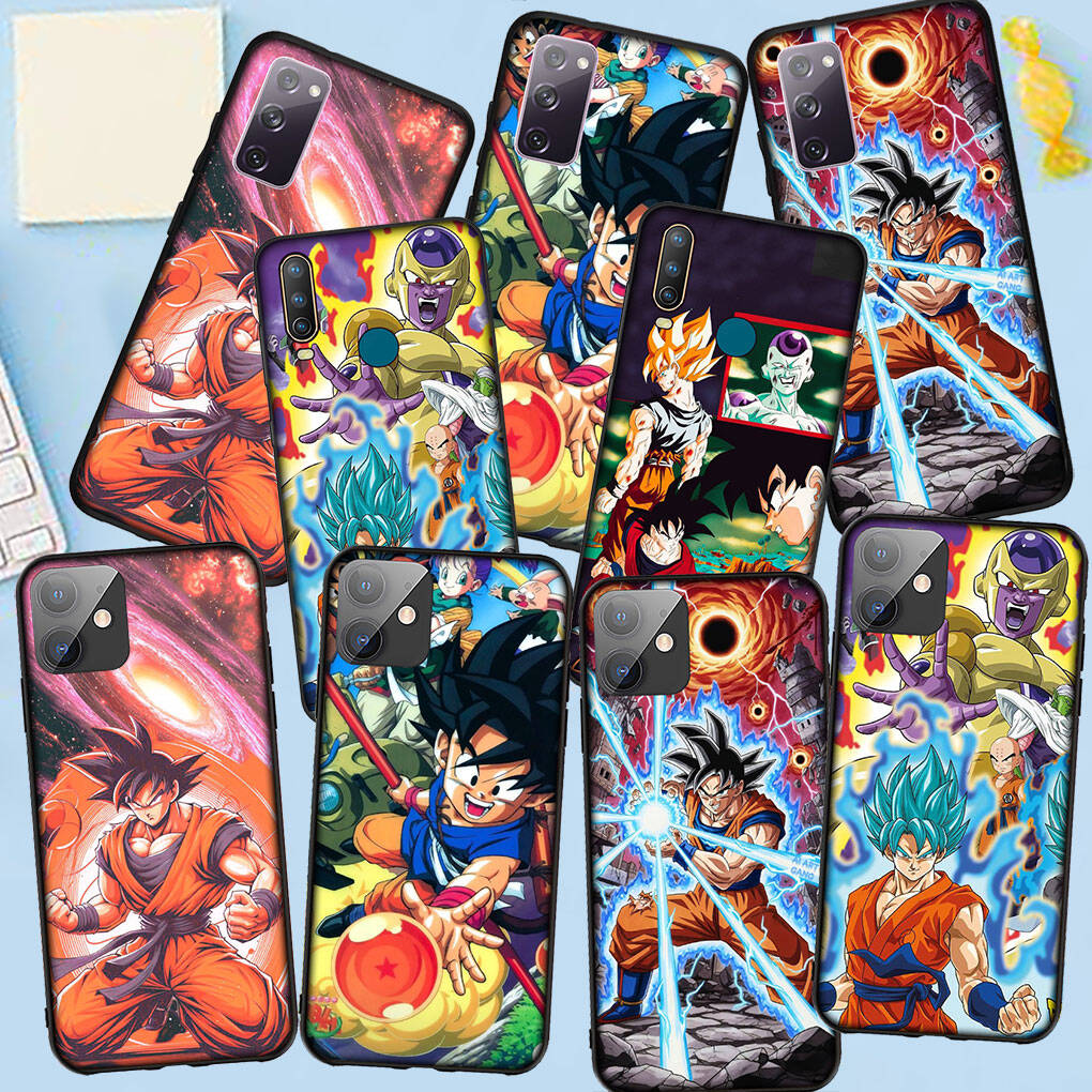 Phone Case for iPhone 17 15 16 Plus Xiaomi Poco X7 X6 F8 F7 C85 C75 C71 Redmi Note 14 12 11 13 Pro Max A4 14C 13C Frieza Funda Dragon Son Gokus Ball