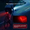 Luz trasera inteligente para bicicleta con sensor de radar, luz de advertencia LED para ciclismo