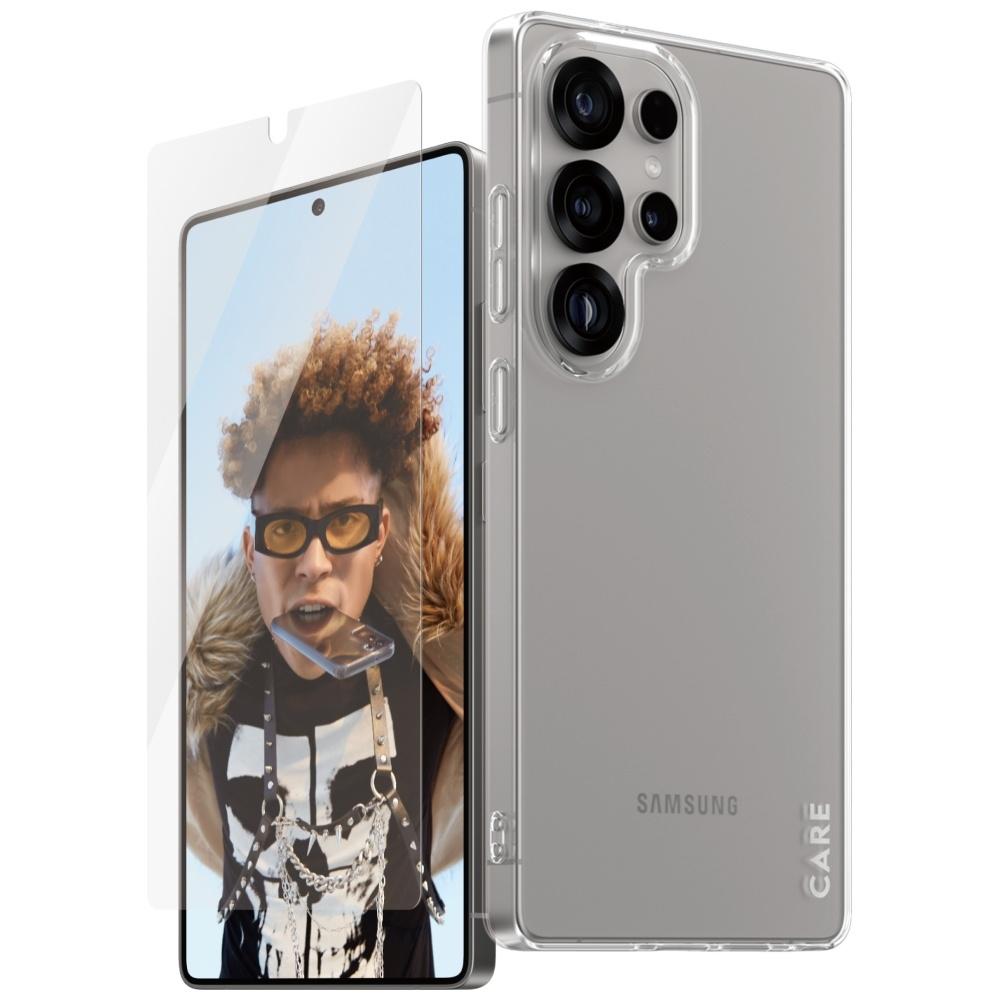 Etui + szkło do Samsung Galaxy S25 Ultra PanzerGlass Fashion 2w1 Czarne