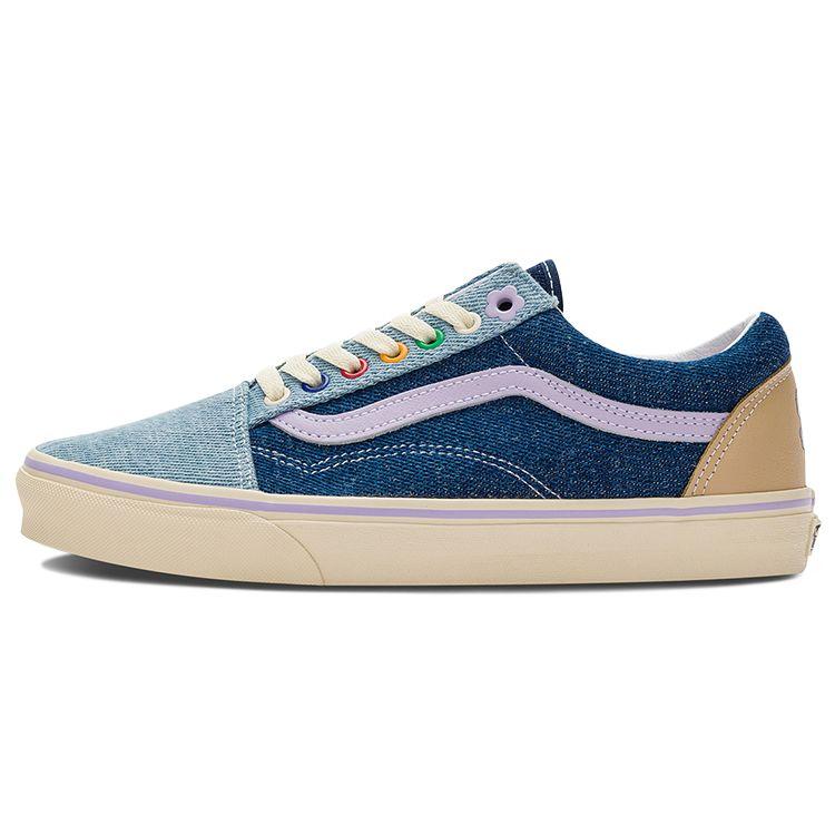 Vans Emma Mulholland On Holiday X Old Skool Blue Denim Unisex Sneakers Multi-Color True-White VN0A5JMI6GL