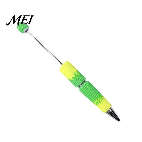 DIY Crafting Pens Beadable Pen, Colorful Fancy Beaded Ballpoint Smooth Flow Gift for Students, Party Favors, Creative Office Supplies