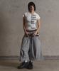 Шорты-бермуды с широкой изогнутой талией Garter Gallery_Серые