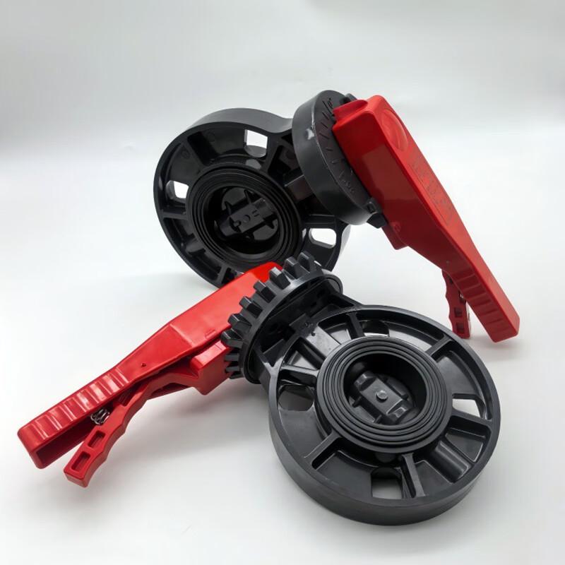 Jingyuan UPVC Manual Wafer Butterfly Valve