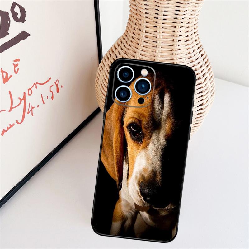Милый мультяшный чехол для телефона с собакой Бигль Для iPhone 17 Pro Max 16 15 11 13 12 14 Pro Max mini 15 16 Plus 16e 17 Air Cover